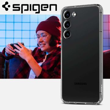 Spigen Liquid Crystal Protective Phone Case for Samsung Galaxy S23 Crystal Clear