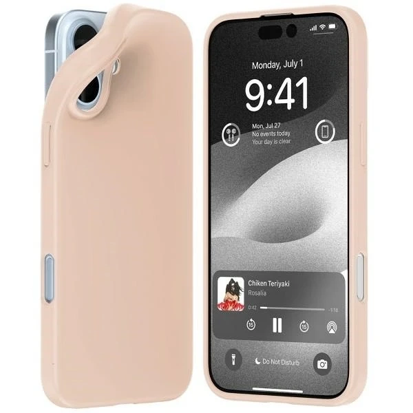 Mercury Soft Case iPhone 16 Plus 6.7" Sand Pink