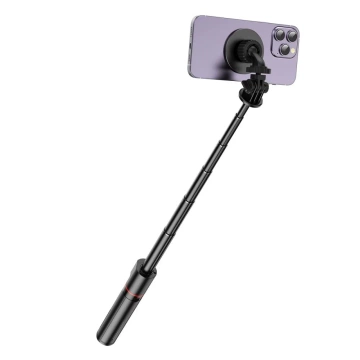 Selfie Stick L06S Magsafe Bluetooth Stativ Schwarz