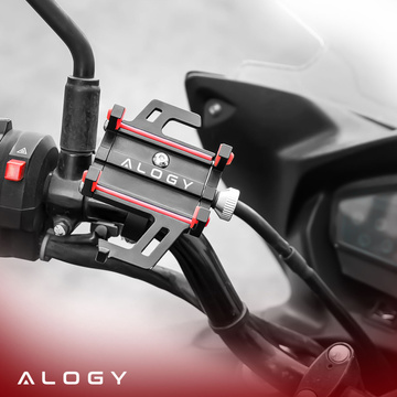 Alogy Bike Phone Phone Holder 55-95mm for Bicycle Bike Motor Scooter Black