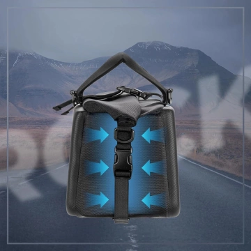 Rockbros 30140090001 Fahrradtasche für Kofferraum 11,6l – Schwarz