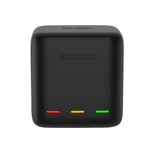 Dreikanaliges Telesin-Box-Ladegerät für GoPro Hero 9 / Hero 10 (GP-BCG-901)