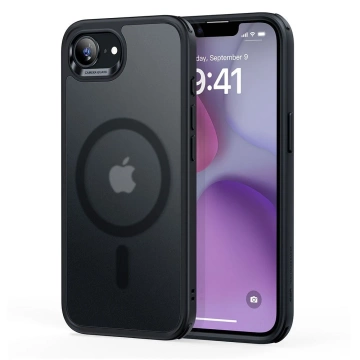 Puzdro pre iPhone 16e ESR Classic Hybrid HaloLock MagSafe Frosted Black