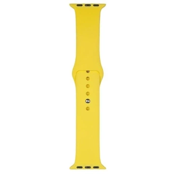 Silikónový remienok Beline pre Apple Watch 38/40/41 mm žltý/žltý