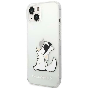Handyschutzhülle Karl Lagerfeld KLHCP14MCFNRC für Apple iPhone 14 Plus 6.7" Hardcase transparent/transparent Choupette Fun