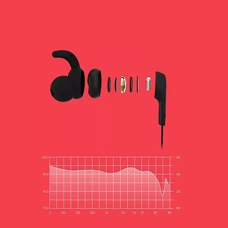 Bezdrôtové športové slúchadlá Remax RB-S25 Bezdrôtové slúchadlá Bluetooth 4.2 Headset 70mAh čierna