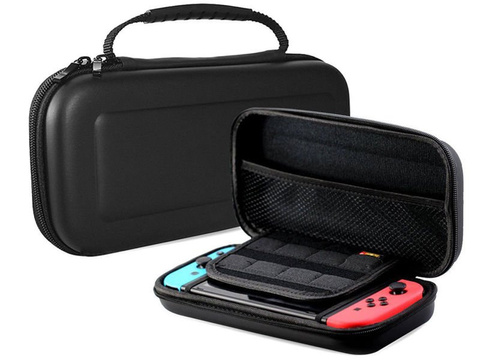 Pouzdro Alogy Tough Pouch z černého skla na Nintendo Switch Case