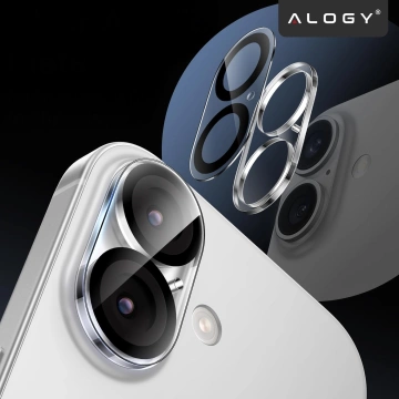 2x sklo objektívu fotoaparátu pre Apple iPhone 16 Pro / 16 Pro Max Alogy Lens Protector Pro Transparent