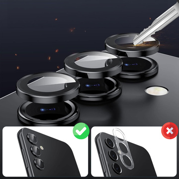 Sklo pre Samsung Galaxy A54 5G Ochranný kryt fotoaparátu Lens 3mk Lens Protection Pro čierny ochranný kryt