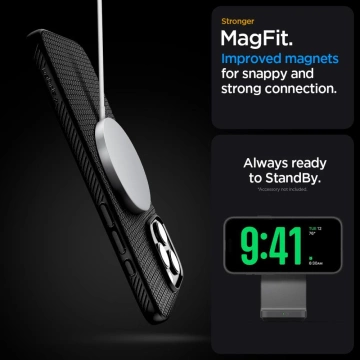 Puzdro Spigen Liquid Air T MagSafe pre iPhone 16 Pro Max – TPU s vzduchovým vankúšom