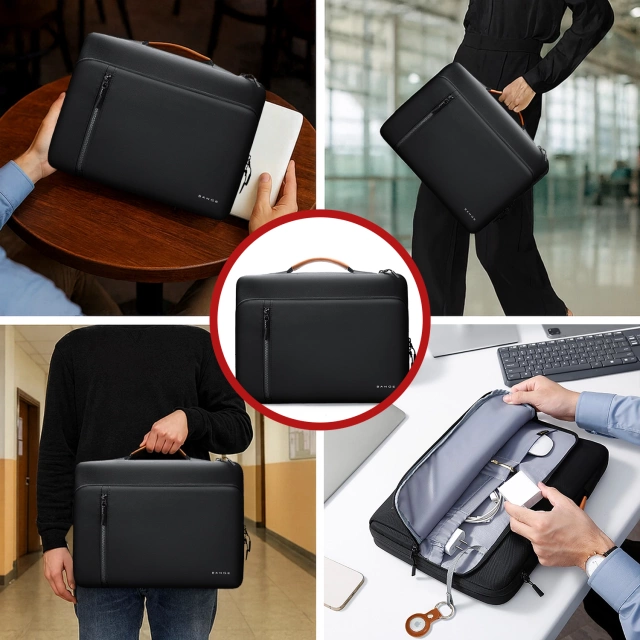 Водонепроникний рюкзак Bange для ноутбука 15.6", city traveler, 45х30х16 см, для роботи, літака, чоловічий, жіночий, з USB портом Чорний