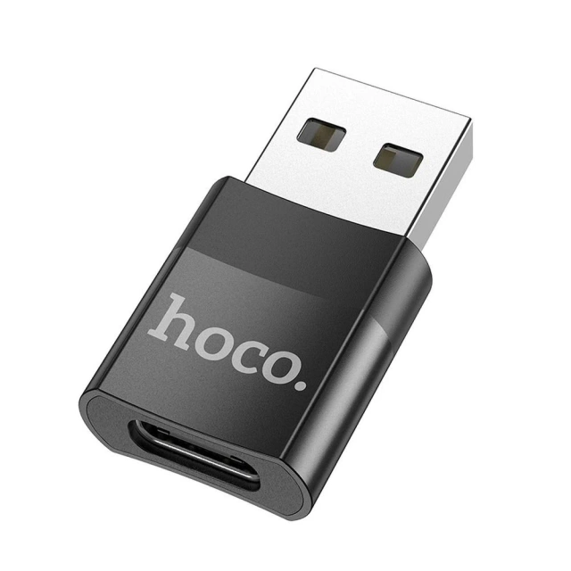 HOCO OTG Adapter USB A (Male) To Type C (Female) UA17 Black