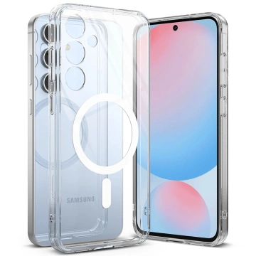 Puzdro Ringke Fusion Magnetic MagSafe pre Samsung Galaxy s24 FE Clear Transparent