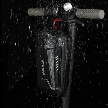 Scooter Case WILDMAN ES8X Max 3L Lenkertasche Schwarz PC