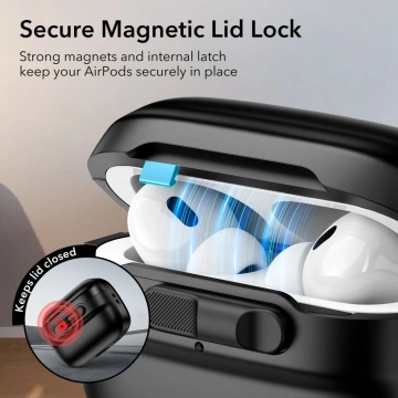 Etui ESR Pulse Halolock MagSafe do Apple Airpods Pro 1/2 Black