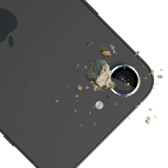 Захисне скло для камери iPhone 16e 3mk Lens Protection Pro Rainbow