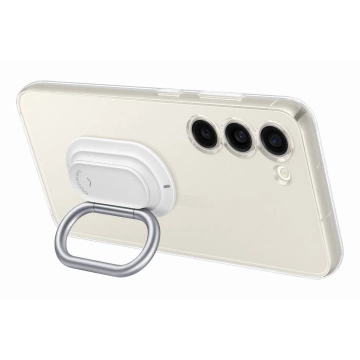 Kryt Samsung Clear Gadget Case pre Samsung Galaxy S23 kryt držiaka na krúžok priehľadný