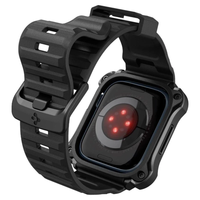 Pasek Spigen Tough Armor "Pro" do Apple Watch 7/8 (45mm) Metal Black