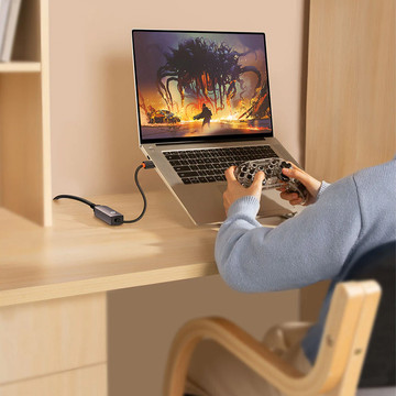 Adapter LAN Netzwerkkarte Baseus Erhernet USB-A auf RJ45 1000Mbps Adapter