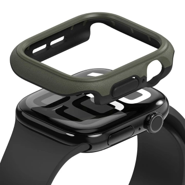 ЧОХОЛ ДЛЯ APPLE WATCH 10 (46 мм) ТЕМНО-ЗЕЛЕНИЙ КІЛЬЦЕВИЙ ОНІКС