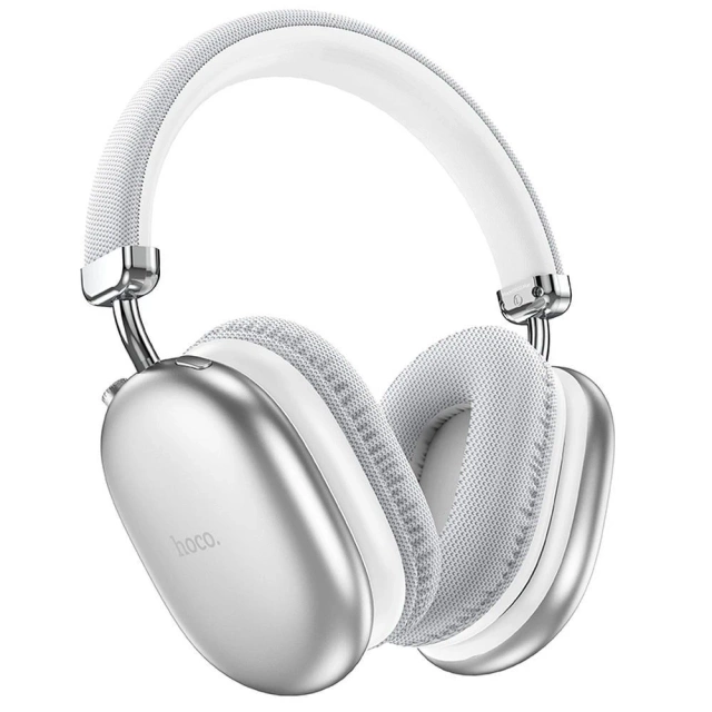 Бездротові Bluetooth-навушники HOCO W35 Max Silver