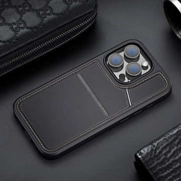 Чохол для iPhone 16 Pro Dux Ducis Rafi II Mag MagSafe з RFID чорний