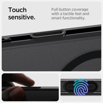 Puzdro Spigen Ultra Hybrid “T” Mag MagSafe iPhone 16 Pro Max Frost Black