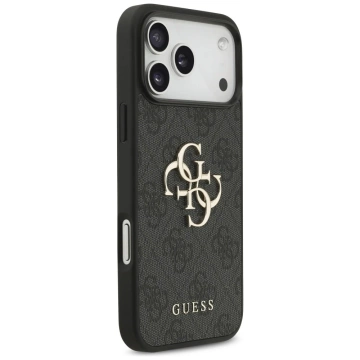 Etui Guess Hardcase 4G Big Metal Logo do iPhone 17 Pro Max, czarne