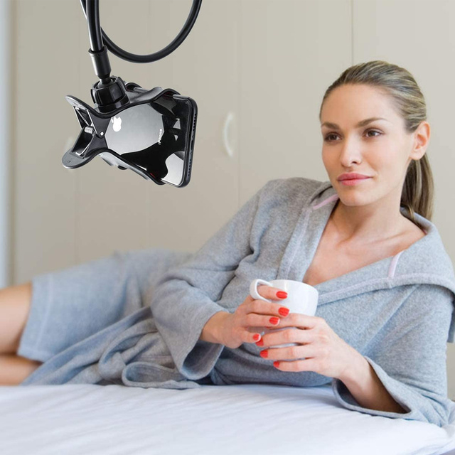 Alogy Flex Holder s Desktop Clip Flexibilní stativ Univerzální držák telefonu / Black