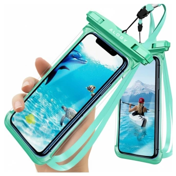 Vodotesné puzdro Alogy vodeodolné univerzálne IPX8 až 6,5 Black