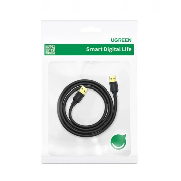 UGREEN kábel USB – kábel USB (samec – USB 3.2 Gen 1) 1 m čierny (US128 10370)