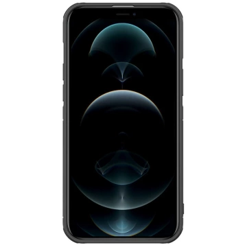 Nillkin Cyclops Case Odolné puzdro s krytom fotoaparátu a skladacím stojanom pre iPhone 13 Pro čierne