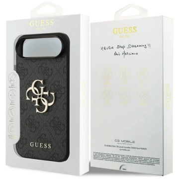 Etui Guess Hardcase 4G Big Metal Logo do iPhone 17 Air  czarne
