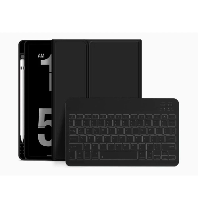 Etui z klawiaturą SC PEN do Apple iPad 11 2025 / 10.9 2022 Black