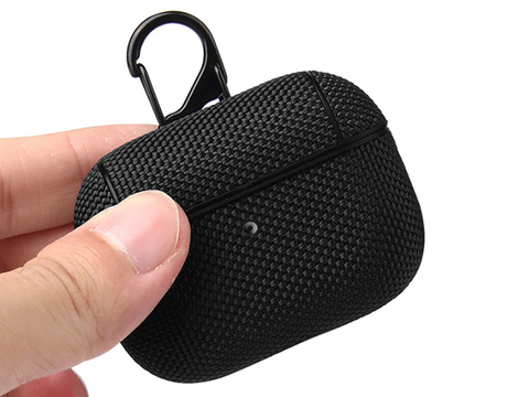 Нейлоновий чохол Alogy Protective case для Apple AirPods Pro Black