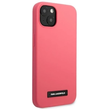 Karl Lagerfeld KLHCP13SSLMP1PI iPhone 13 mini 5,4" hardcase fuksja/fuchsia Silicone Plaque