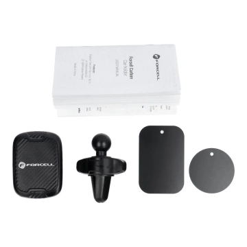 Автомобільний магнітний тримач Forcell Carbon для вентиляційного отвору