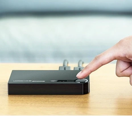 Ugreen Switch Splitter Switch HDMI - 3x HDMI 3D 4K 7,5 Гбіт/с 36 біт на канал чорний (40234)