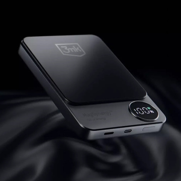 Powerbanka 10000 mAh MagSafe QI USB-C Lightning - 3mk MagSynergy