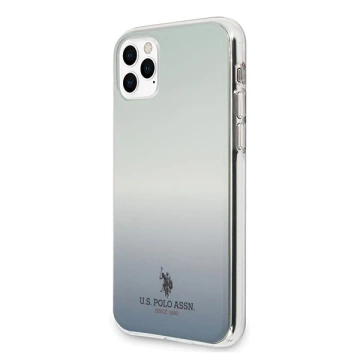 Чохол для телефону US Polo USHCN65TRDGLB для Apple iPhone 11 Pro Max синій/блакитний, колекція Gradient Pattern
