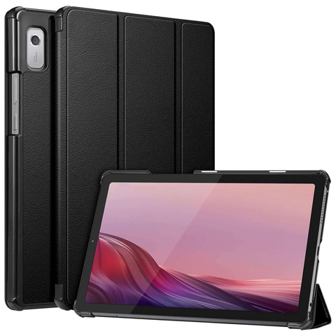 Lenovo Tab M9 2023 9" Tablet-Hülle TB310XU TB310FU Hülle Alogy Book Cover Schwarzes Glas