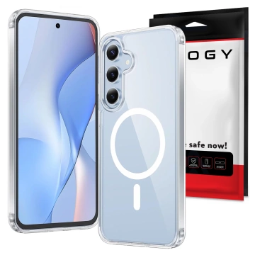 Чохол для Apple iPhone 16 Pro Max Alogy Anti-Shock Hybrid Case for MagSafe Transparent