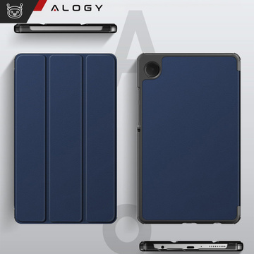 Case for Samsung Galaxy Tab A9 2023 8.7" X110 / X115 Tablet Cover Case Alogy Book Cover Navy Blue