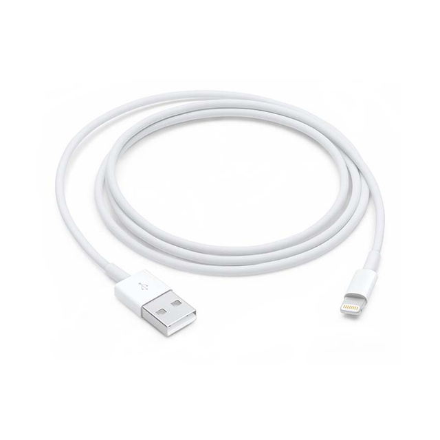 1m rýchly kábel USB-A na Lightning to Apple biely