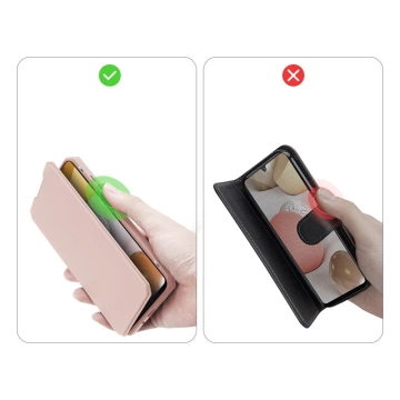 Чохол кобура DUX DUCIS Skin X з фліп-чохлом для Samsung Galaxy A42 5G рожевий