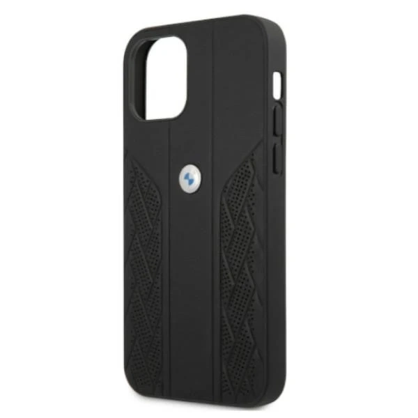 Чохол Etui BMW BMHCP12MRSPPK для Apple iPhone 12/12 Pro 6,1" Hardcase Leather Curve Perforate