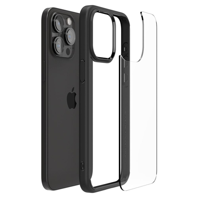 Чохол для iPhone 15 Pro Max Spigen Ultra Hybrid Case, задня кришка Matte Black