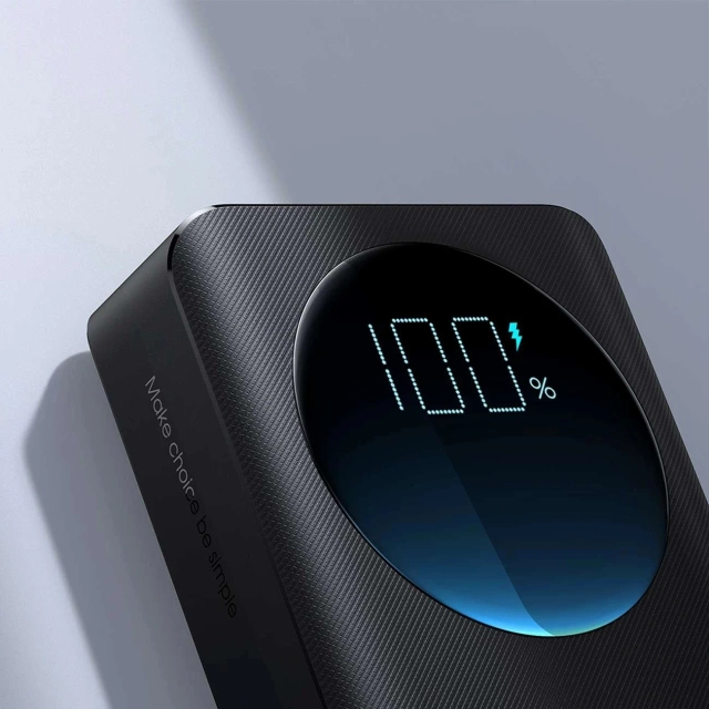 Powerbanka Joyroom JR-PBF03 30000mAh PD 30W s USB-C kabelem (0,25 m) – černá