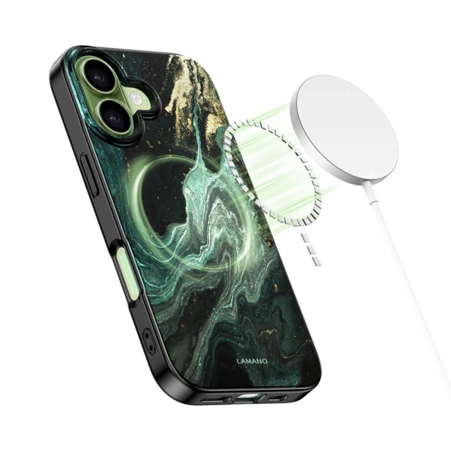 Etui Ochronne do iPhone 17 Tech-Protect Lamano MagSafe Verde Aura
