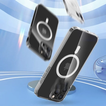 Kingxbar PQY Crystal Series Magnetische Hülle für iPhone 13 Gehäuse Klare Abdeckung (MagSafe-kompatibel)